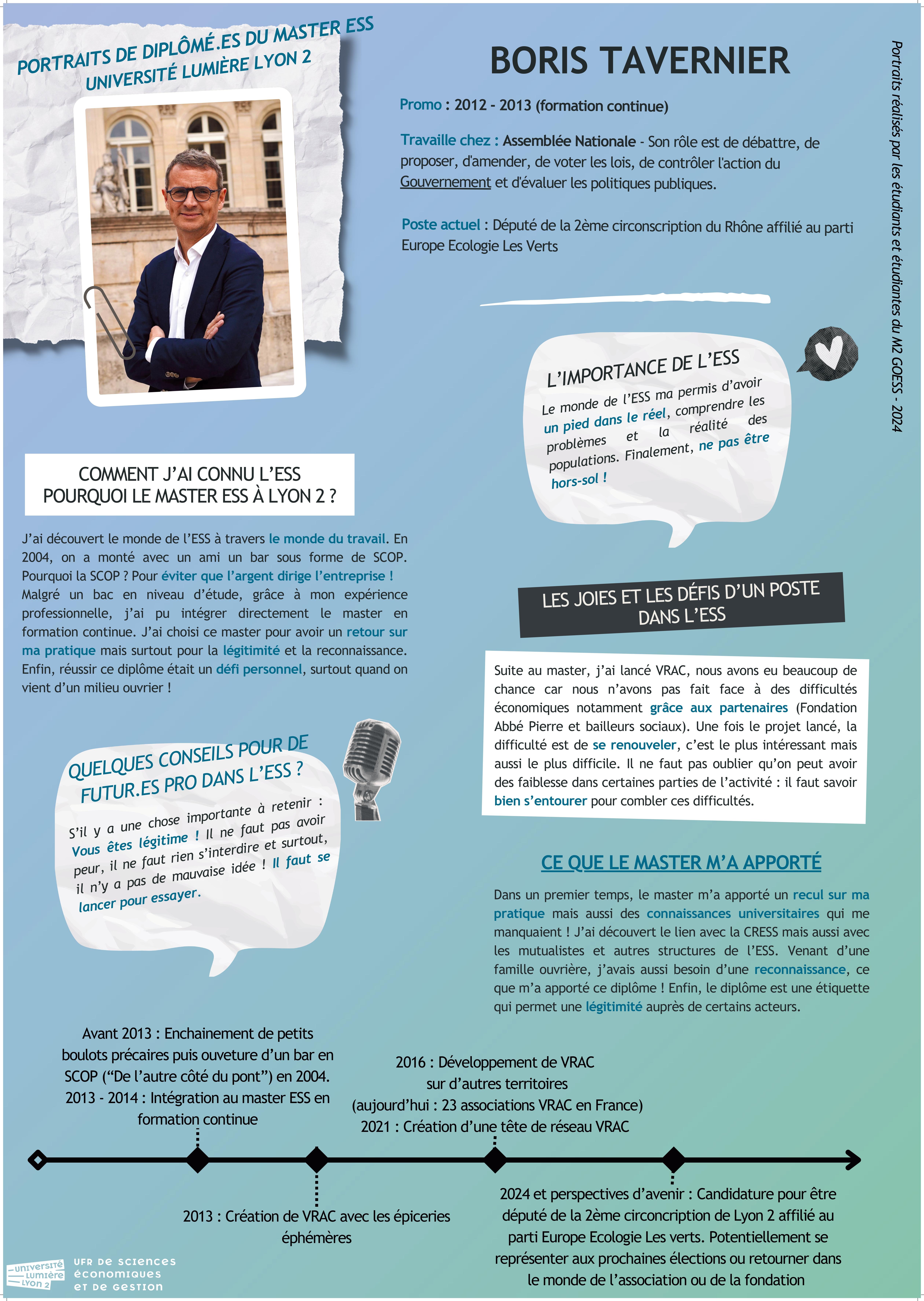 Portrait B Tavernier