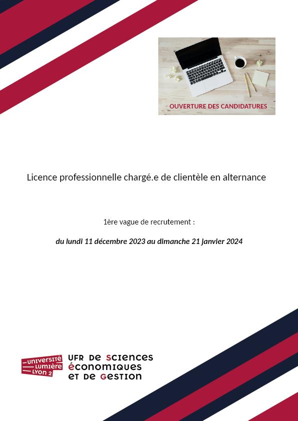 bannière recrutement licence pro banque