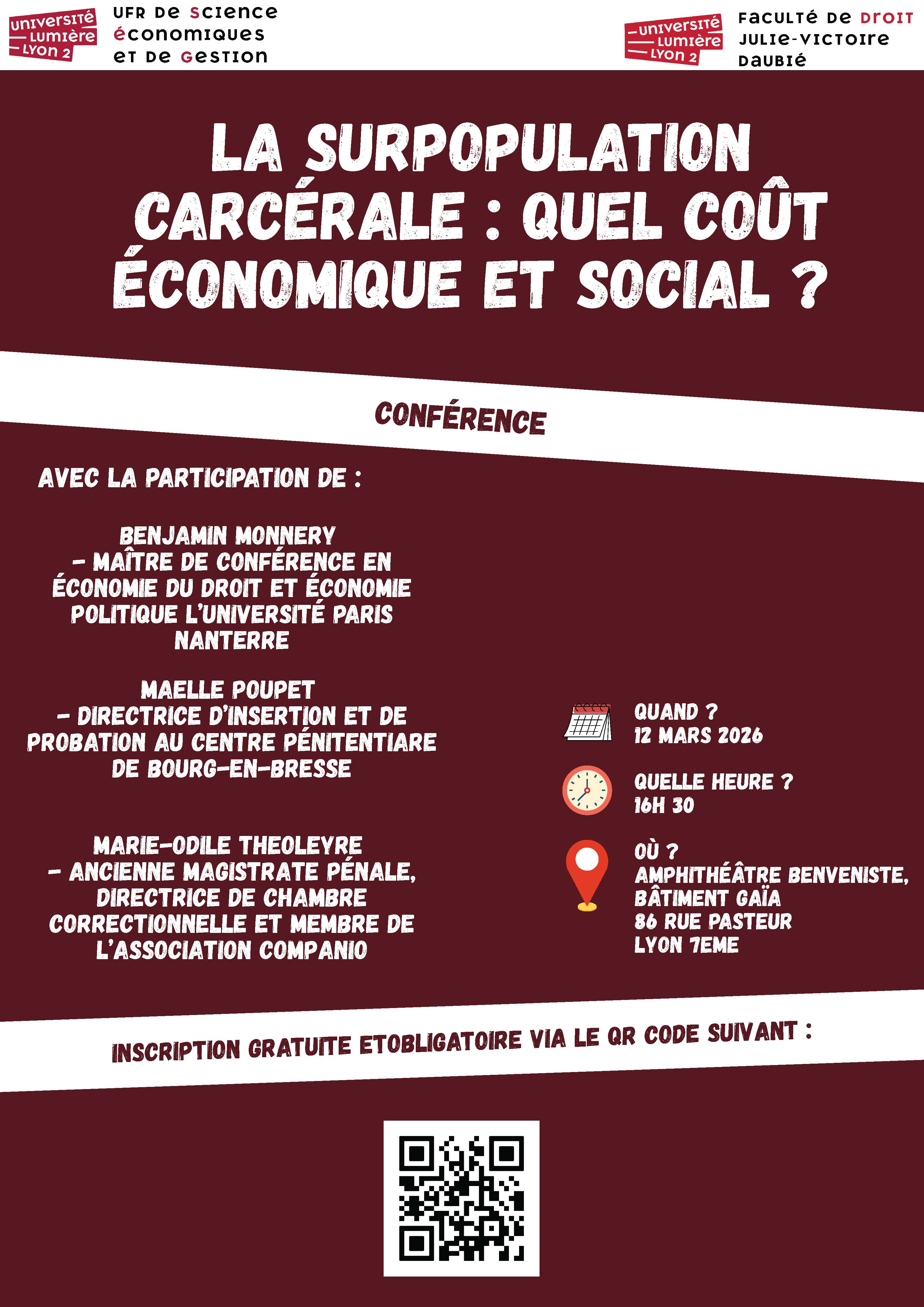 Affiche supopulation carcérale