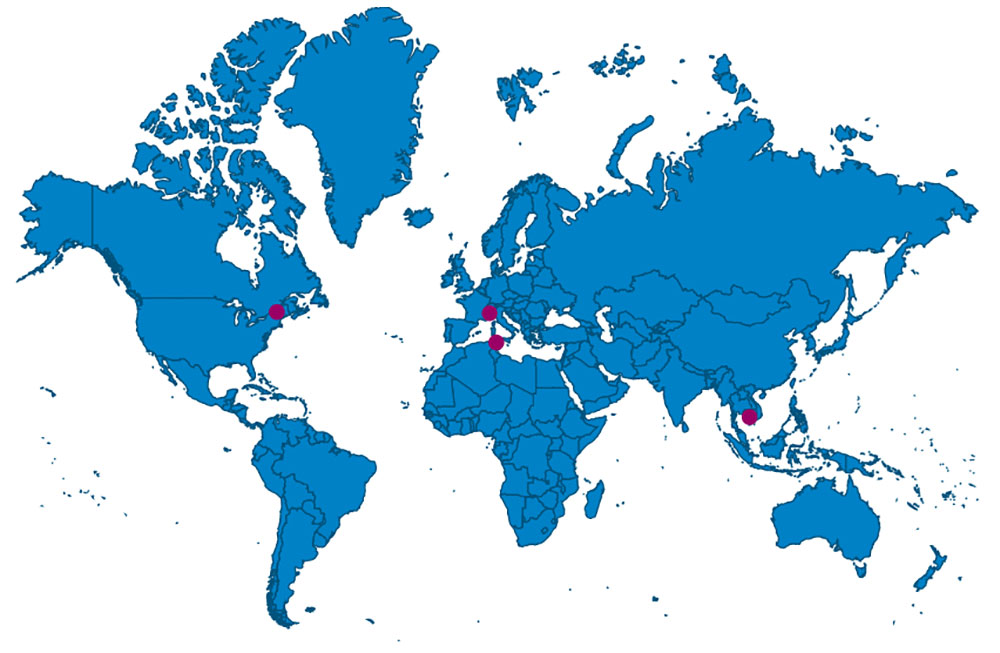 Carte des DPI pour l'UFR SEG