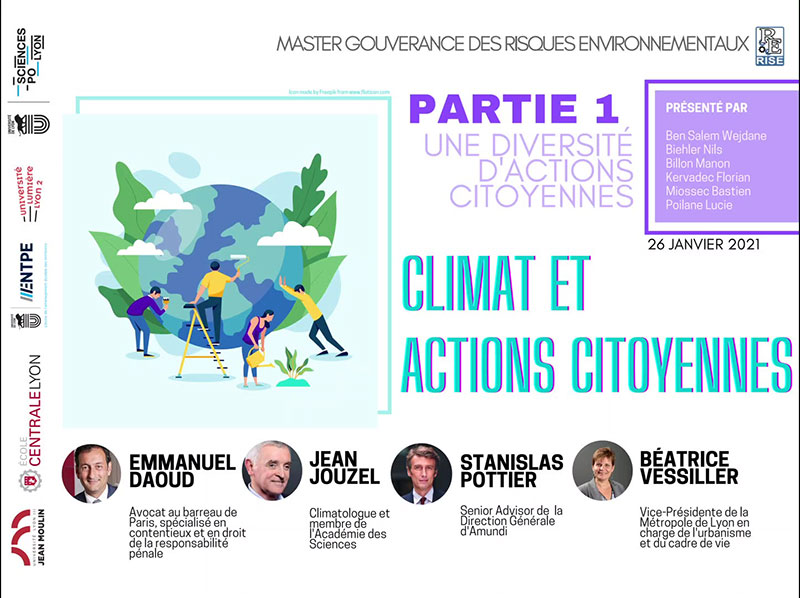 Climat et actions citoyennes