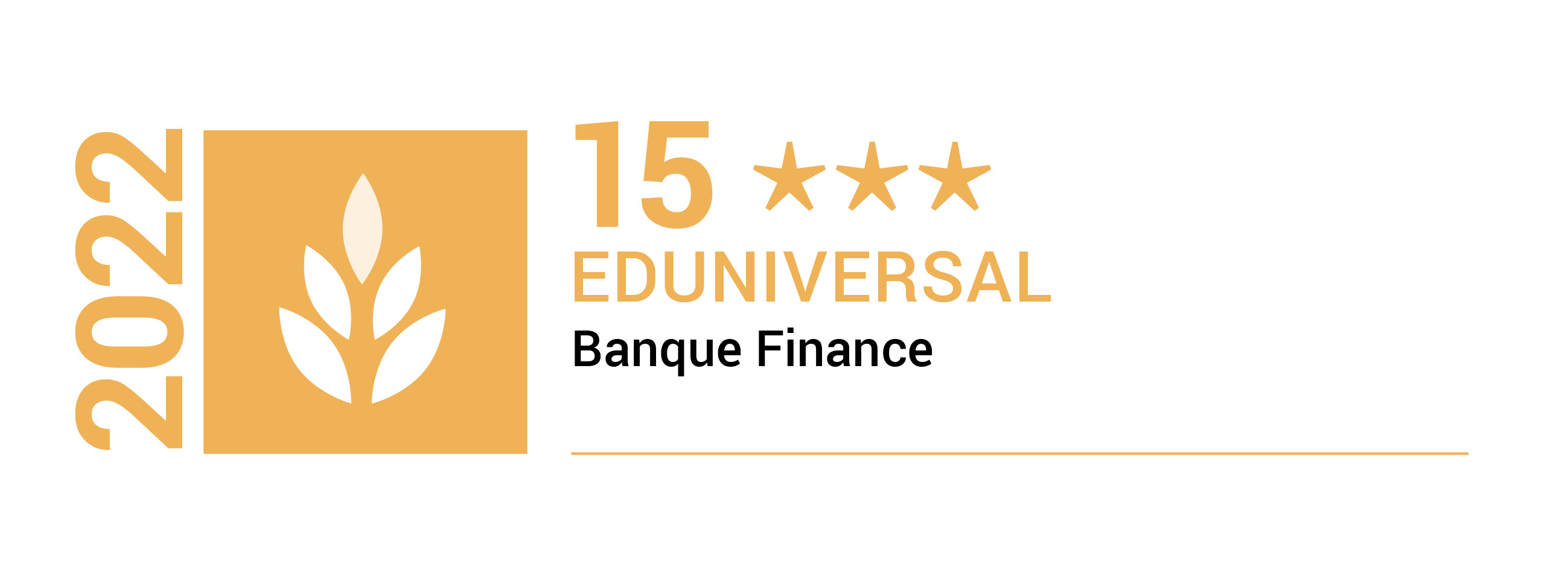Classement Eduniversal BANQUE FINANCE 2022