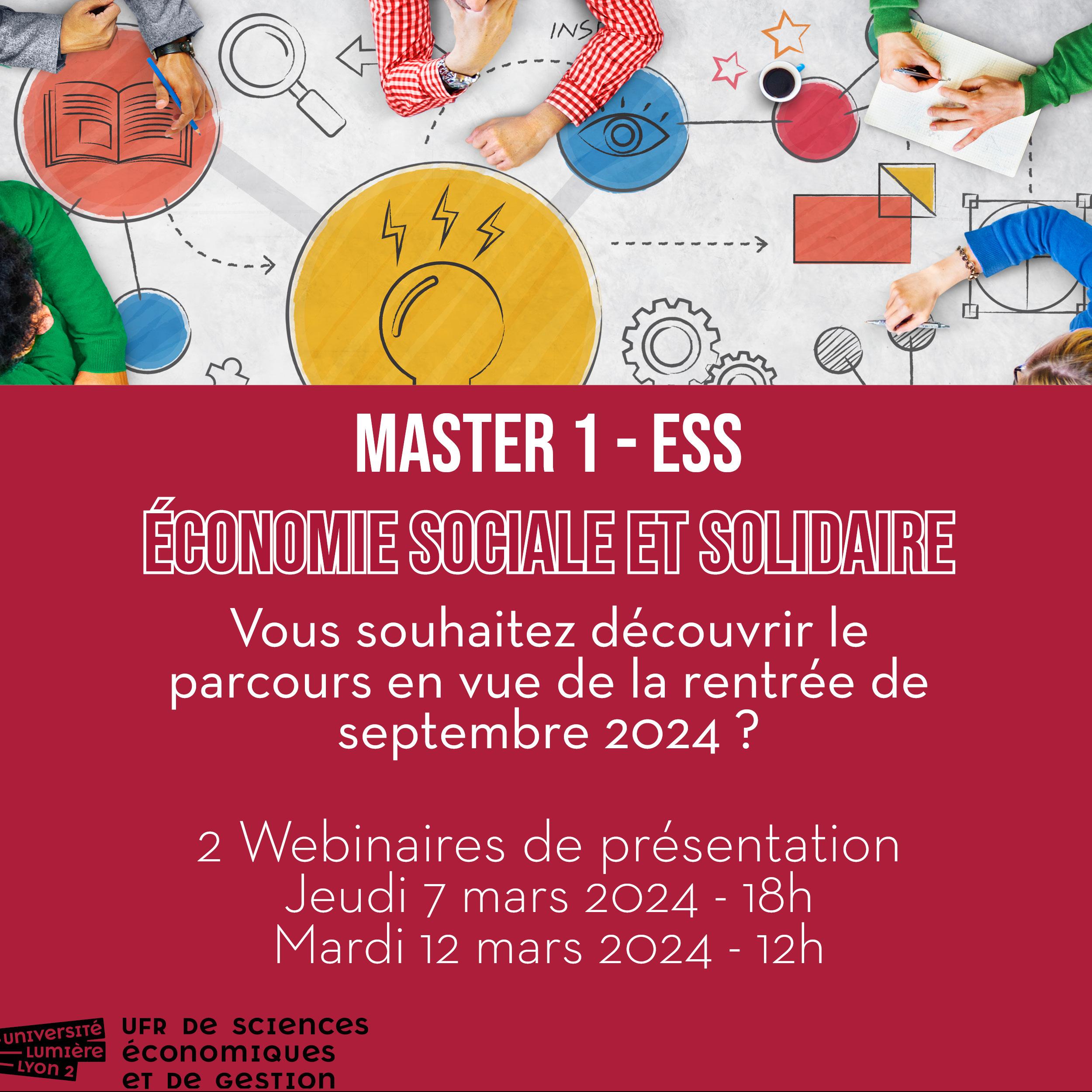 Webinaire M1 ESS 2024